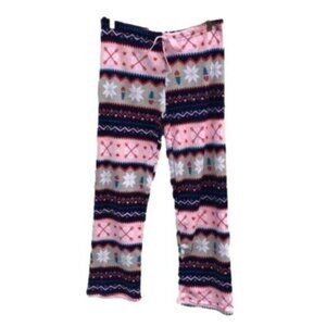 Women’s Winter Fuzzy Pajama Lounge Pants Large New